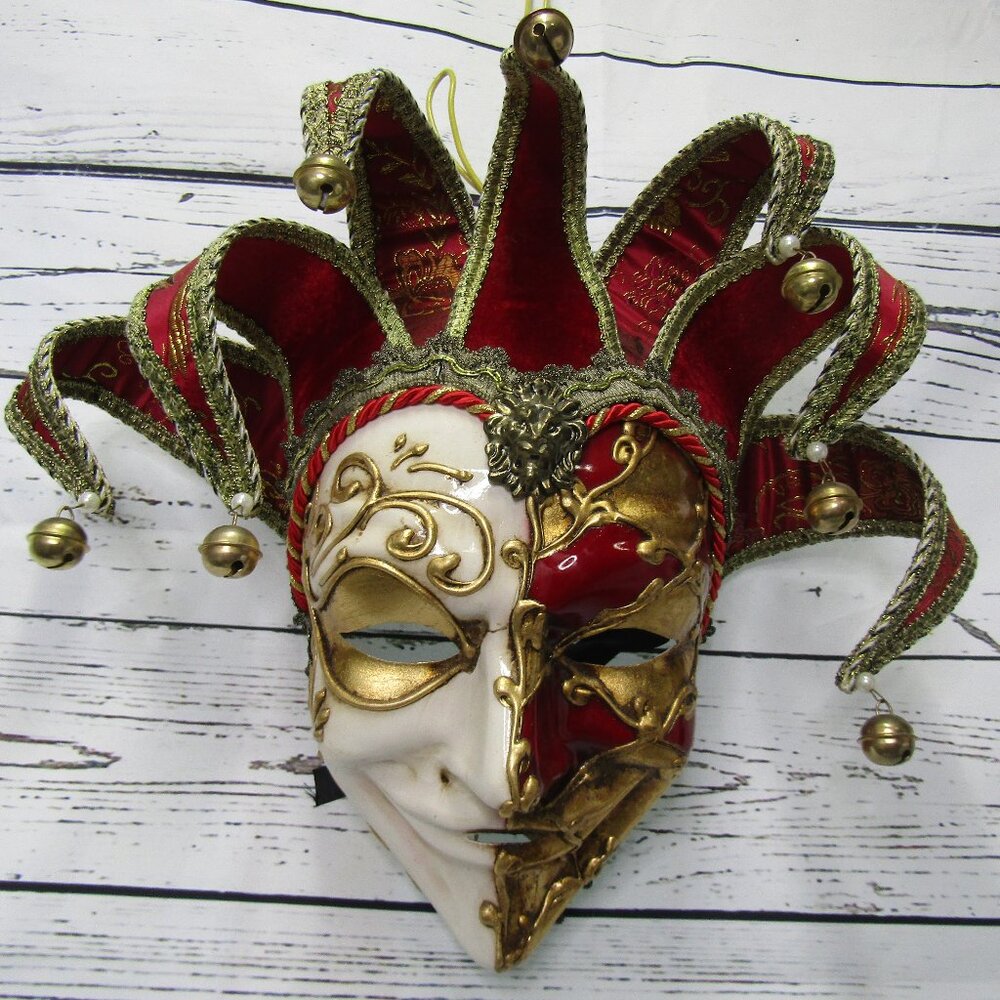 Venetian Jester Carnival Mask